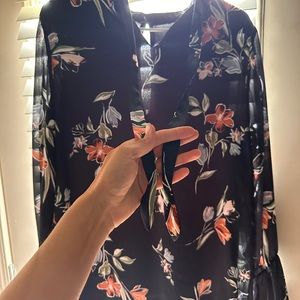 Atmosphered Women’s Dress. With tie to front or back. Wore at a fall wedding.